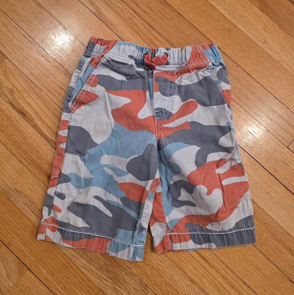 Mini Boden Boy's Camo Shorts